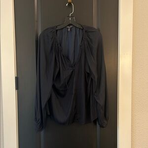 Chic Midnight Blue Women's Blouse